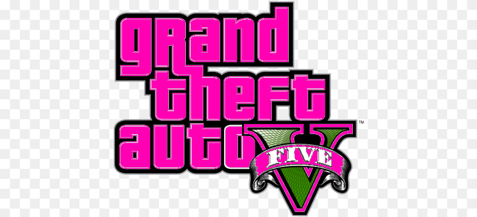 Gta 5 Logo Free Transparent Logos Grand Theft Auto Logo, Purple, Scoreboard Png Image