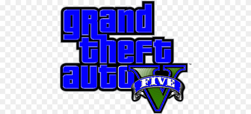 Gta 5 Logo Gta V Blue Logo, Scoreboard Free Png Download