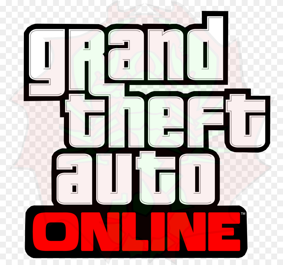 Gta 5 Online Logo Grand Theft Auto Online Logo, Advertisement, Poster, Text, Dynamite Free Png Download