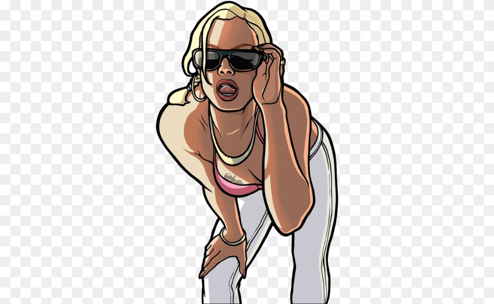 Gta Character 5 Gta San Andreas Girl, Woman, Adult, Person, Female Free Png Download