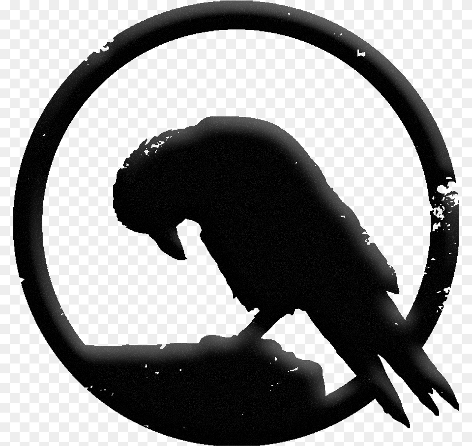 Gta Crew Emblem Crow, Silhouette Png Image