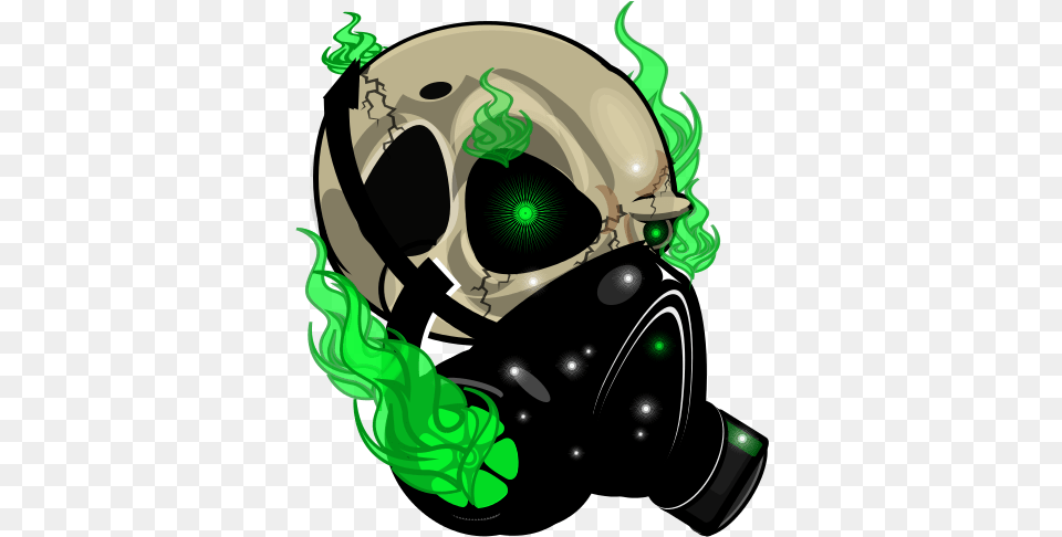 Gta Emblems Skull Art Cool Crew Emblems For Gta 5, Green, Helmet, Crash Helmet, Graphics Png Image