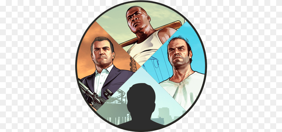 Gta Gaming Archive Gta 5 Character Selection Wheel, People, Person, Adult, Male Free Png Download