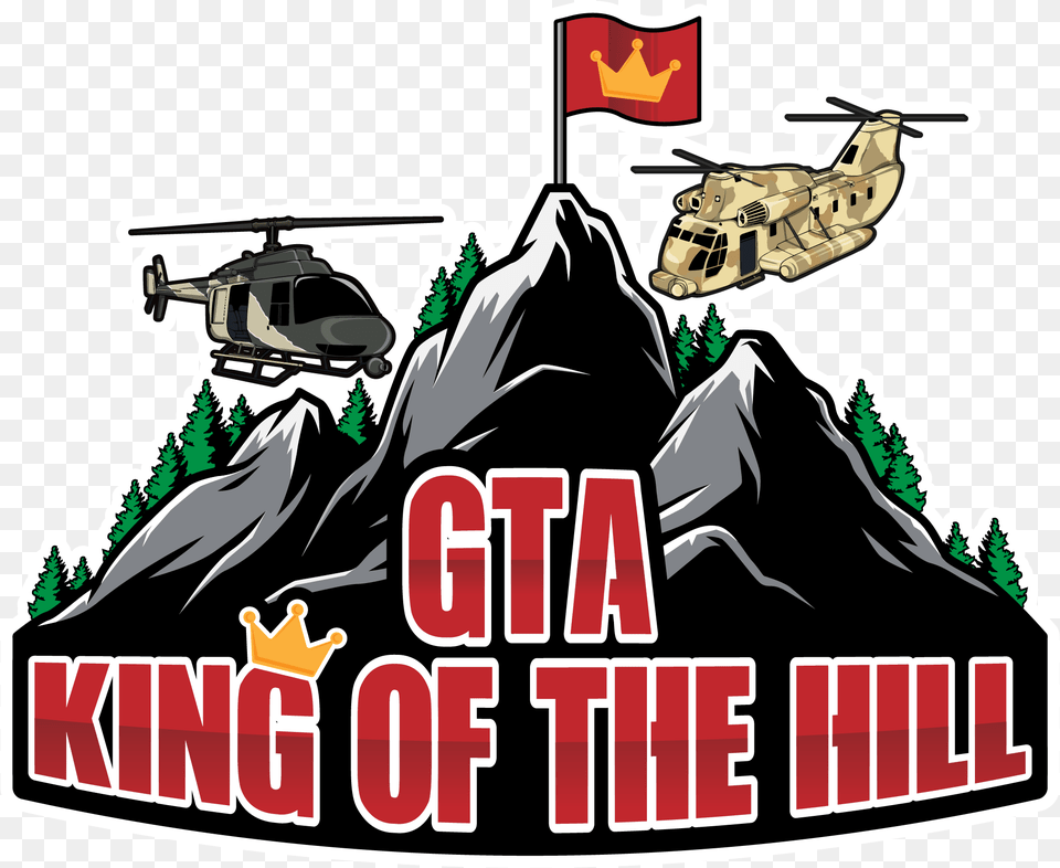 Gta King Of The Hill Pvp Minigame Arma 3 Styled Gta Koth, Aircraft, Transportation, Vehicle, Helicopter Free Png Download