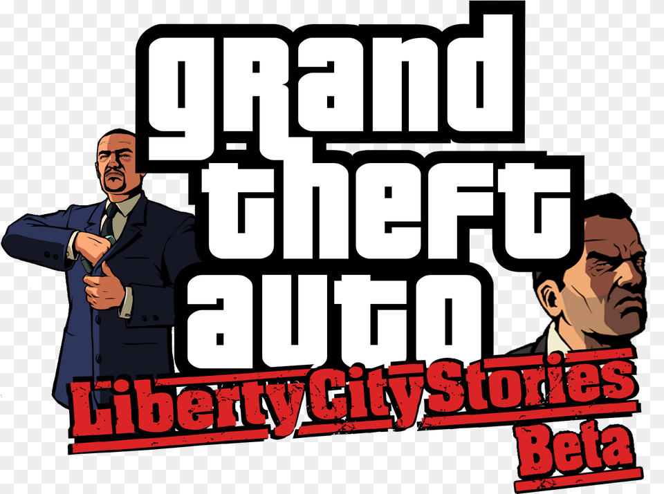 Gta Liberty City Stories Beta Psp, Advertisement, Poster, Adult, Person Free Transparent Png