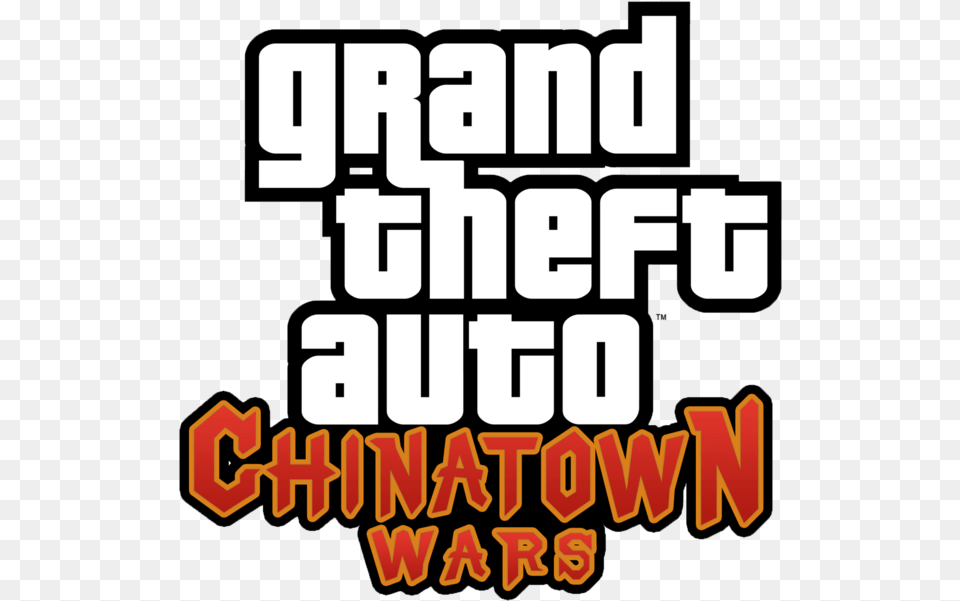 Gta Logo Chinatown Wars Grand Theft Auto Chinatown Wars Logo, Scoreboard, Letter, Text, Advertisement Png Image