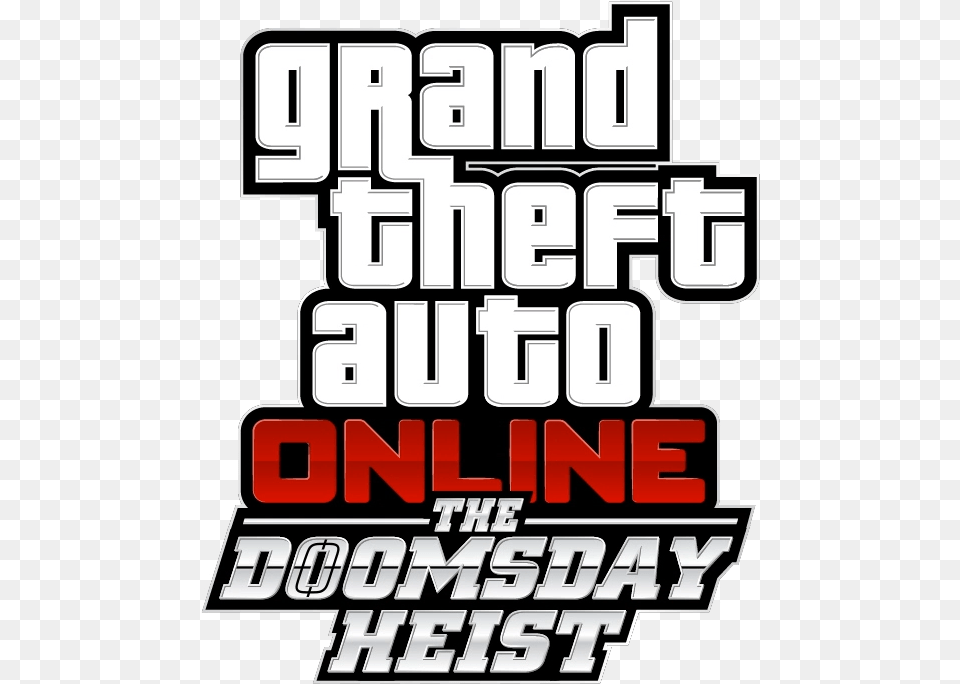 Gta Online Doomsday Heist Logo, Advertisement, Poster, Text, Qr Code Png