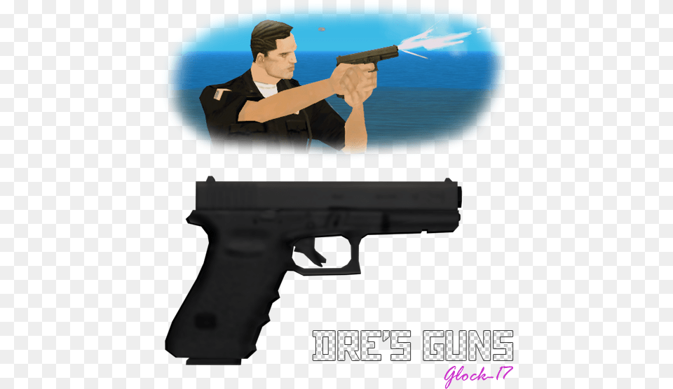 Gta Sa Glock, Firearm, Gun, Handgun, Weapon Png