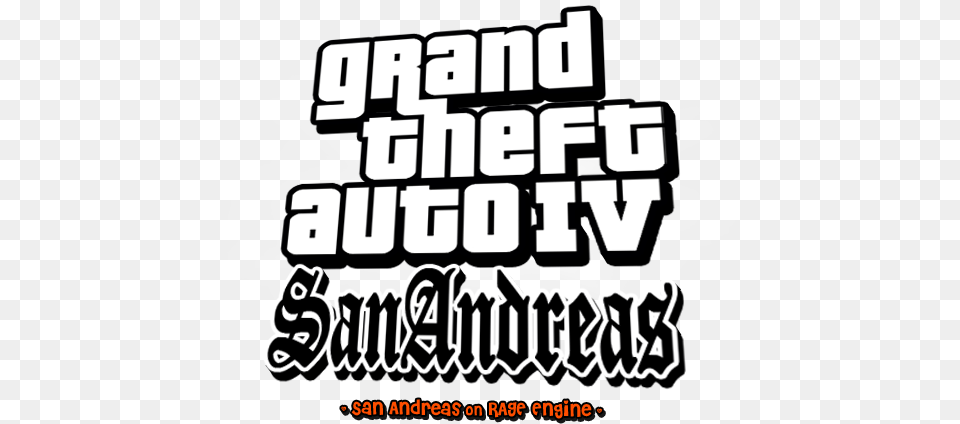 Gta San Andreas Logo Font Dafont Gta San Andreas, Text, People, Person, Sticker Free Png