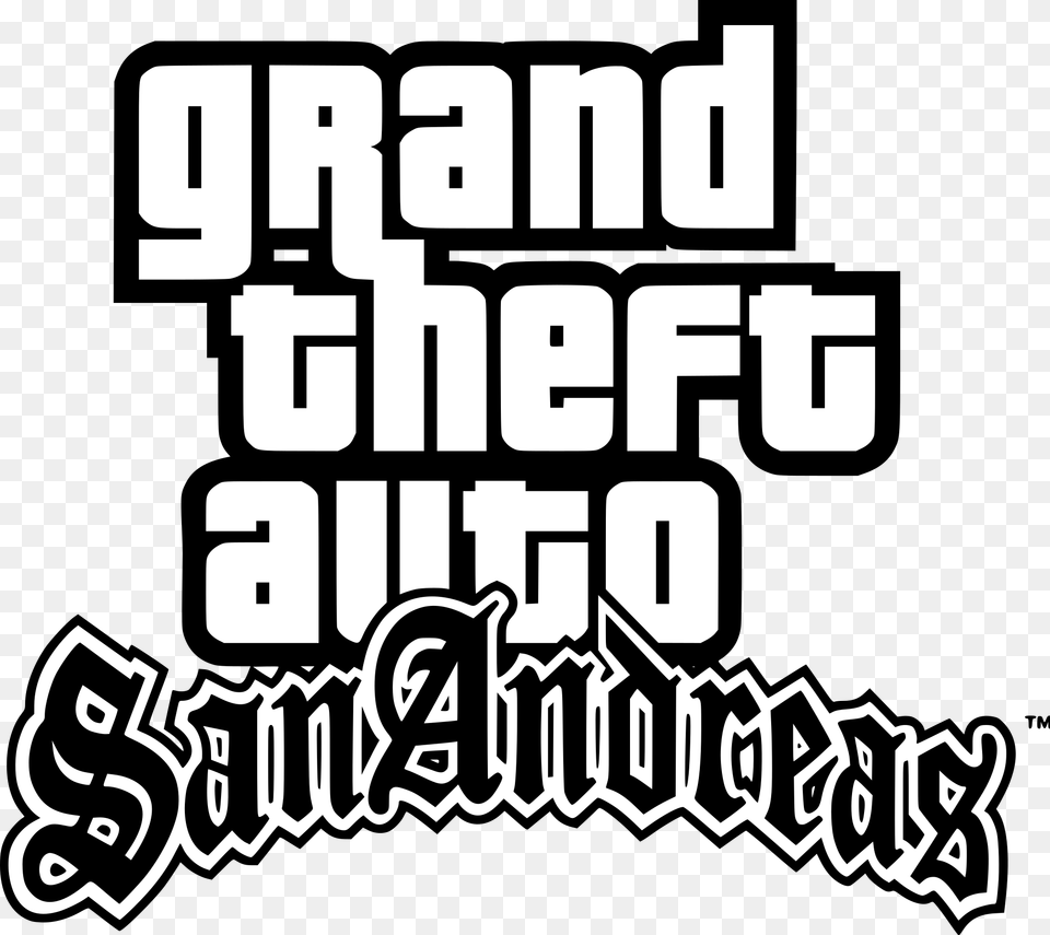 Gta San Andreas Picture Grand Theft Auto San Andreas Font, Scoreboard, Letter, Text, People Png