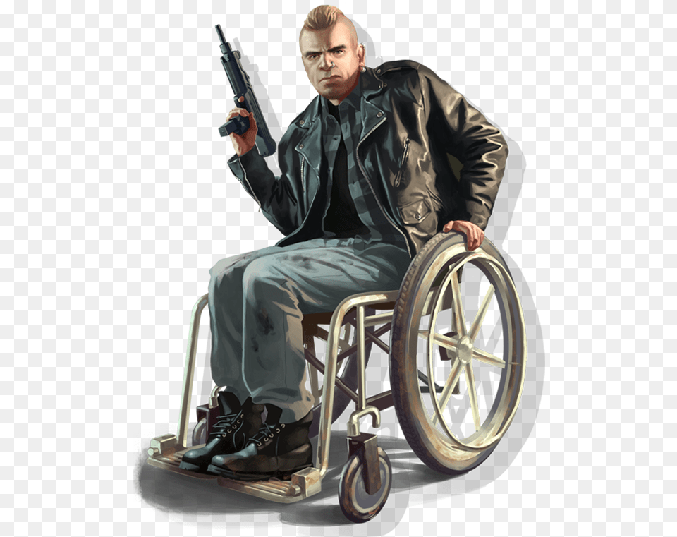 Gta The Lost And Damned Angus, Clothing, Coat, Furniture, Adult Png Image