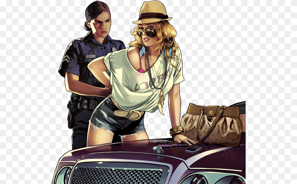 Gta V, Accessories, Shorts, Purse, Person Free Png Download