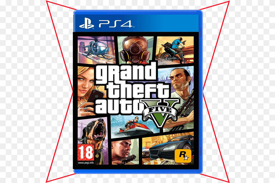 Gta V Ps4 Gta 5 Ps4 Price Online, Adult, Publication, Person, Man Free Png