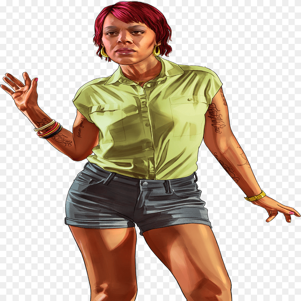 Gta V Tonya, Adult, Shorts, Person, Woman Free Png Download