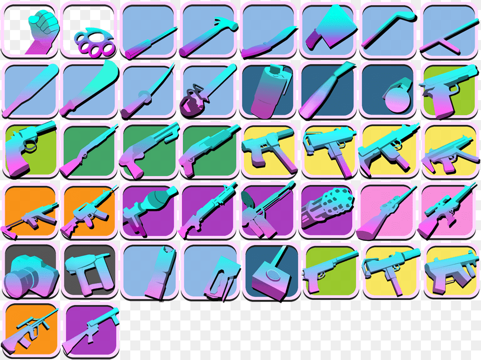 Gta Vice City Weapon Icons, Firearm, Gun, Art Png