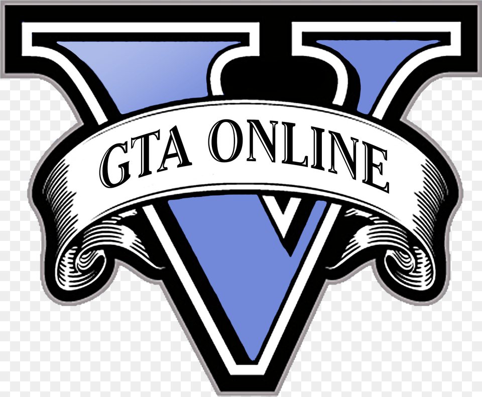 Gtao Logo V Gta, Emblem, Symbol, Badge, Car Free Png