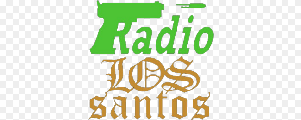 Gtasa Radio Los Santos Psd Download Gta Sa Radio Los Santos Logo, Text, Firearm, Weapon, Book Free Transparent Png