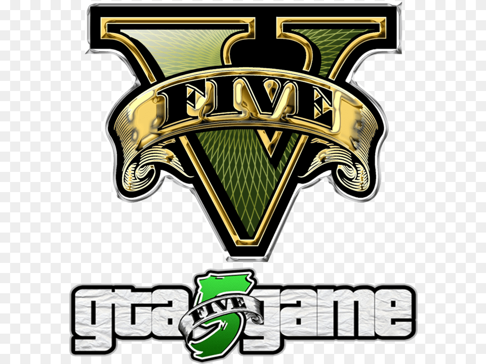 Gtav Logo Grand Theft Auto V, Emblem, Symbol, Badge, Car Png Image