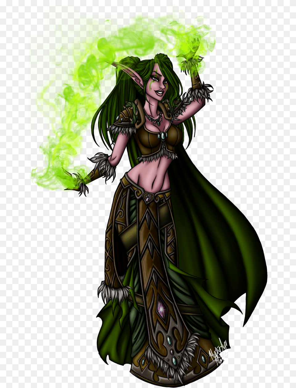Gtgt Druid Elf, Adult, Person, Female, Woman Free Transparent Png