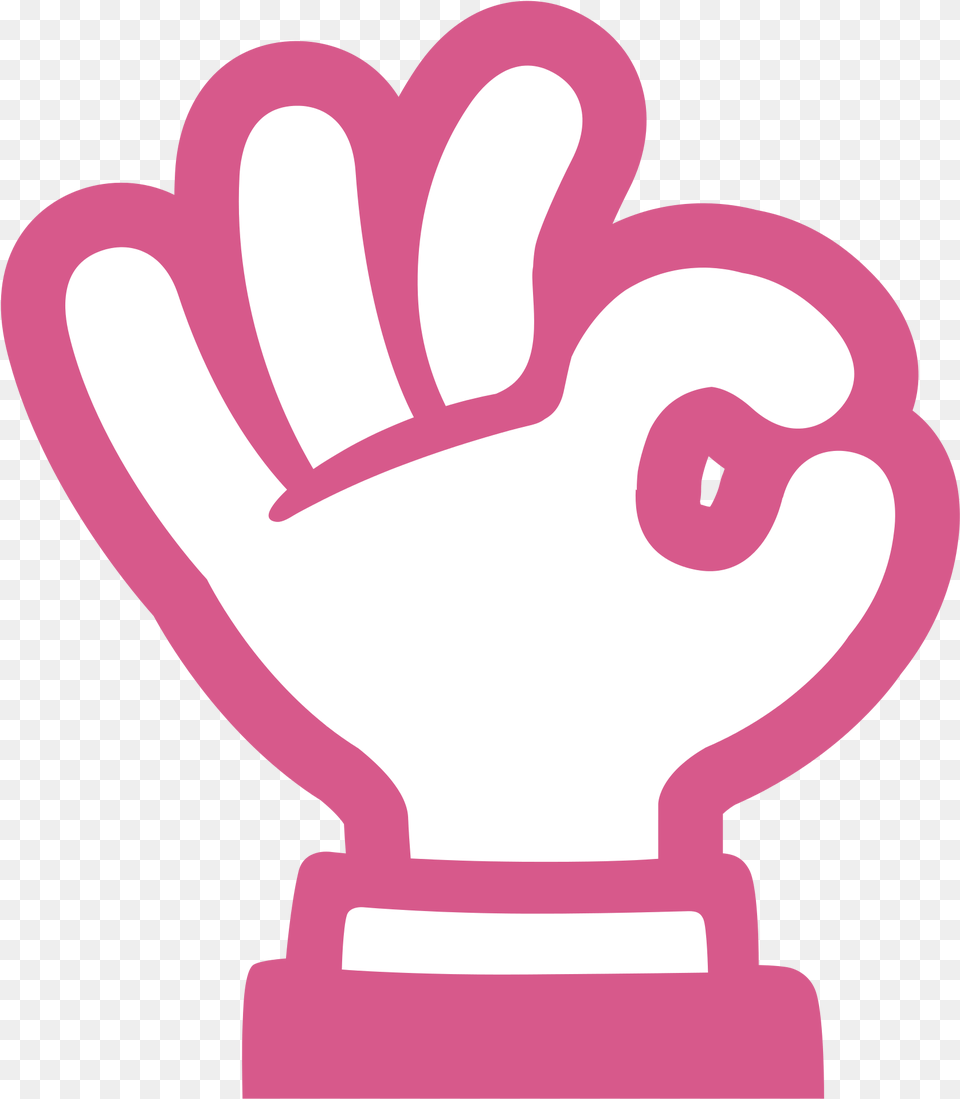 Gtgt Emoji For Ok Hand, Clothing, Glove, Body Part, Person Png Image