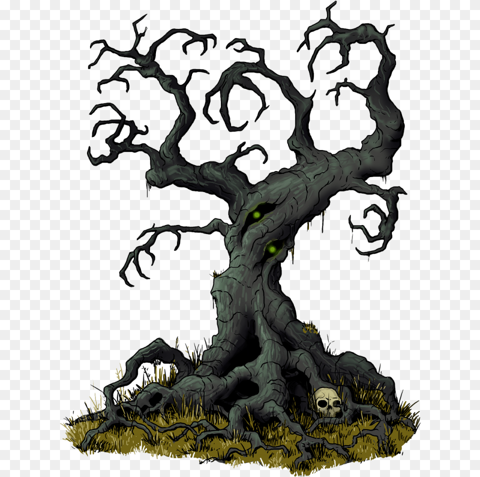 Gtgt Haunted Tree Clipart, Person, Face, Head Free Transparent Png
