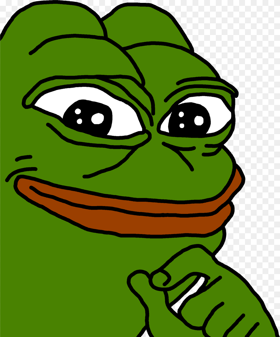 Gtgt Smug Pepe Frog, Green, Baby, Person, Face Png