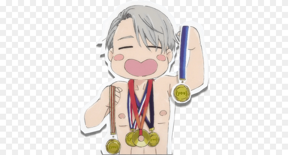 Gtgt Yuri On Ice Victor, Gold, Baby, Person, Face Free Png