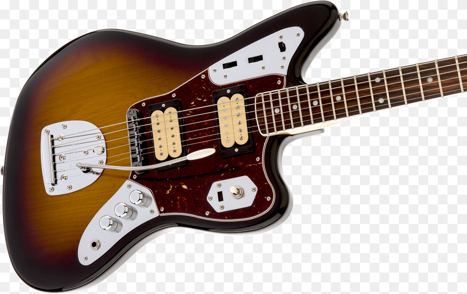 Gtr Cntbdyright 001 Nr Fender Kurt Cobain Jaguar 3 Color Sunburst, Guitar, Musical Instrument, Bass Guitar, Electric Guitar Png