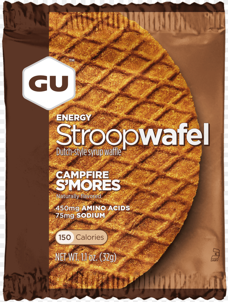 Gu Energy Stroopwafel Coconut, Food, Sweets, Advertisement, Bread Free Transparent Png