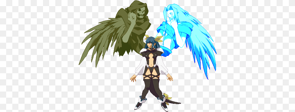 Gua De Movimientos Dizzy Y Testament Guilty Gear Xx Guilty Gear Dizzy, Book, Comics, Publication, Adult Free Png