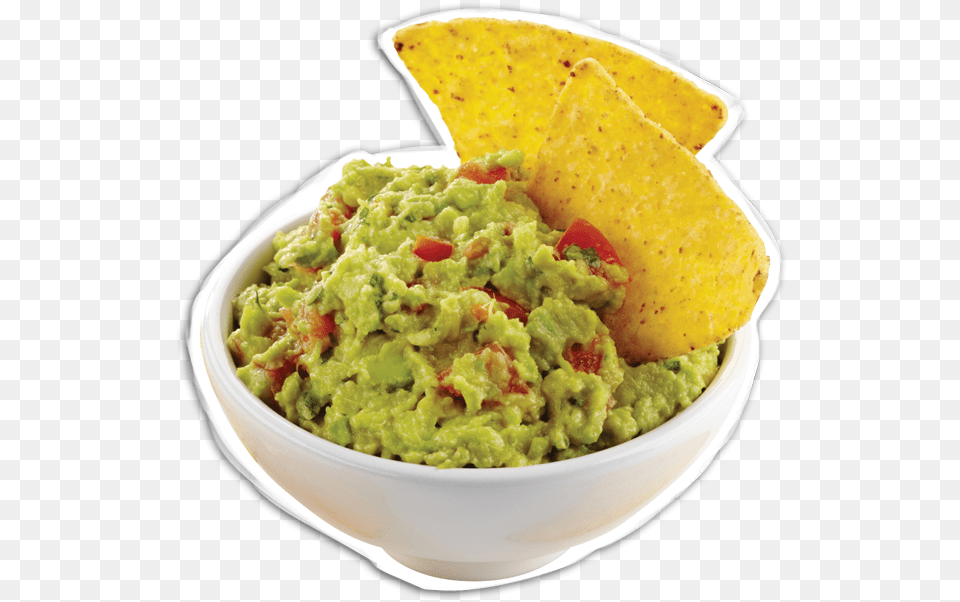 Guacamole And Chips White Background, Food Free Transparent Png