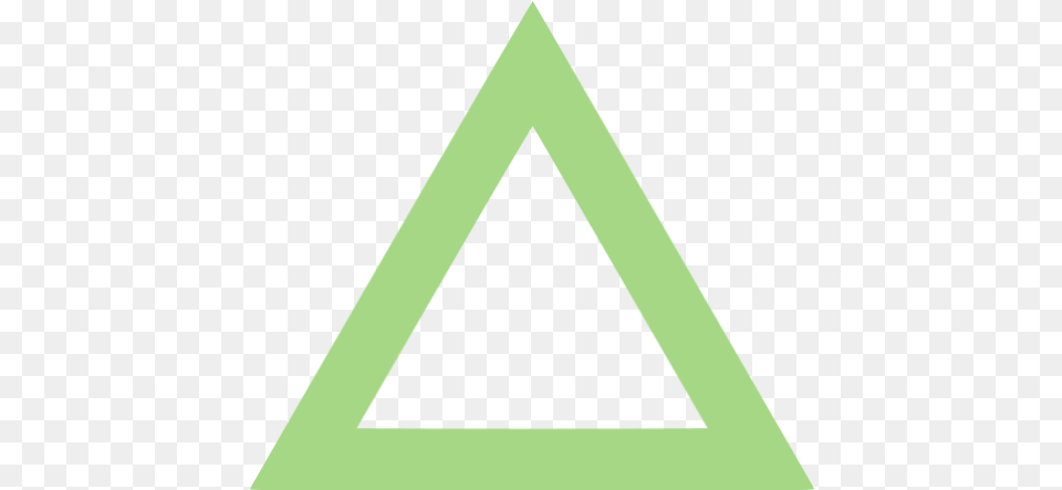 Guacamole Green Triangle Outline Icon Green Triangle Outline Free Transparent Png