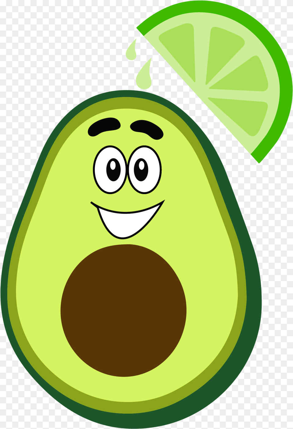 Guacamole Lime Cartoon, Avocado, Food, Fruit, Plant Free Png Download