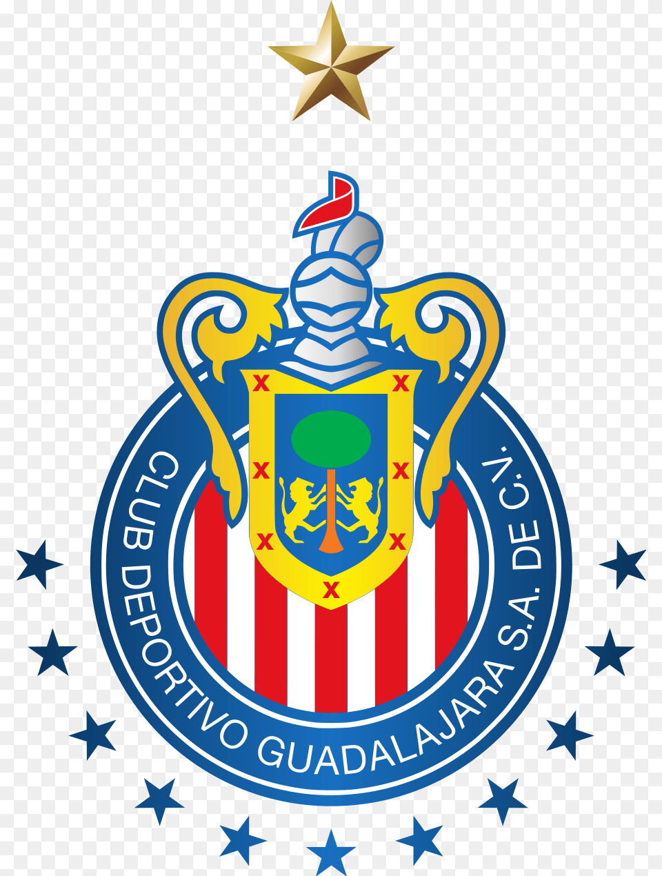 Guadalajara Cd Chivas Logo Chivas Soccer, Emblem, Symbol, Dynamite, Weapon Free Png Download
