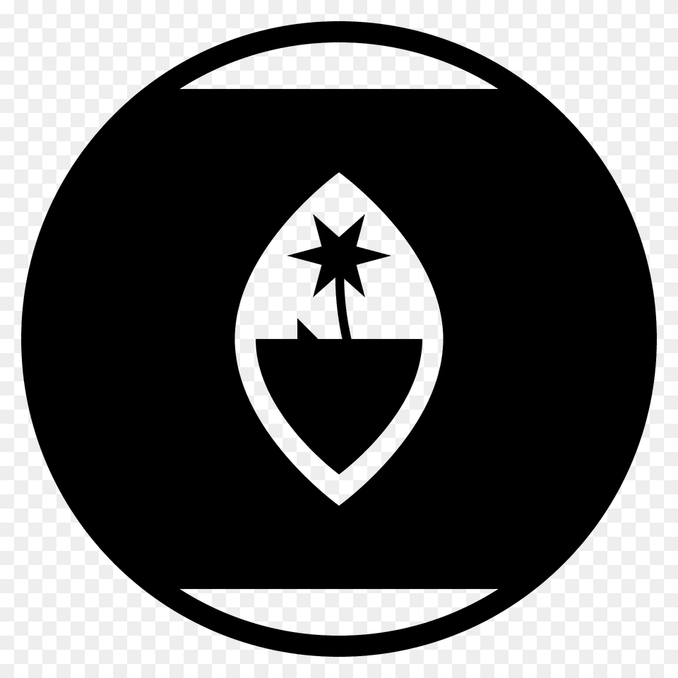 Guam Flag Emoji Clipart, Symbol, Logo, Disk Png Image