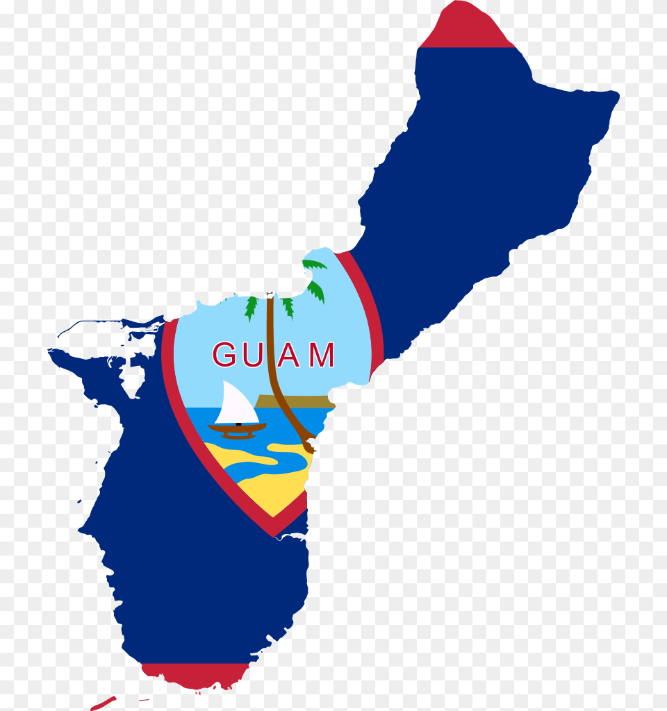 Guam Flag Map, Water, Plot, Sea, Outdoors Png