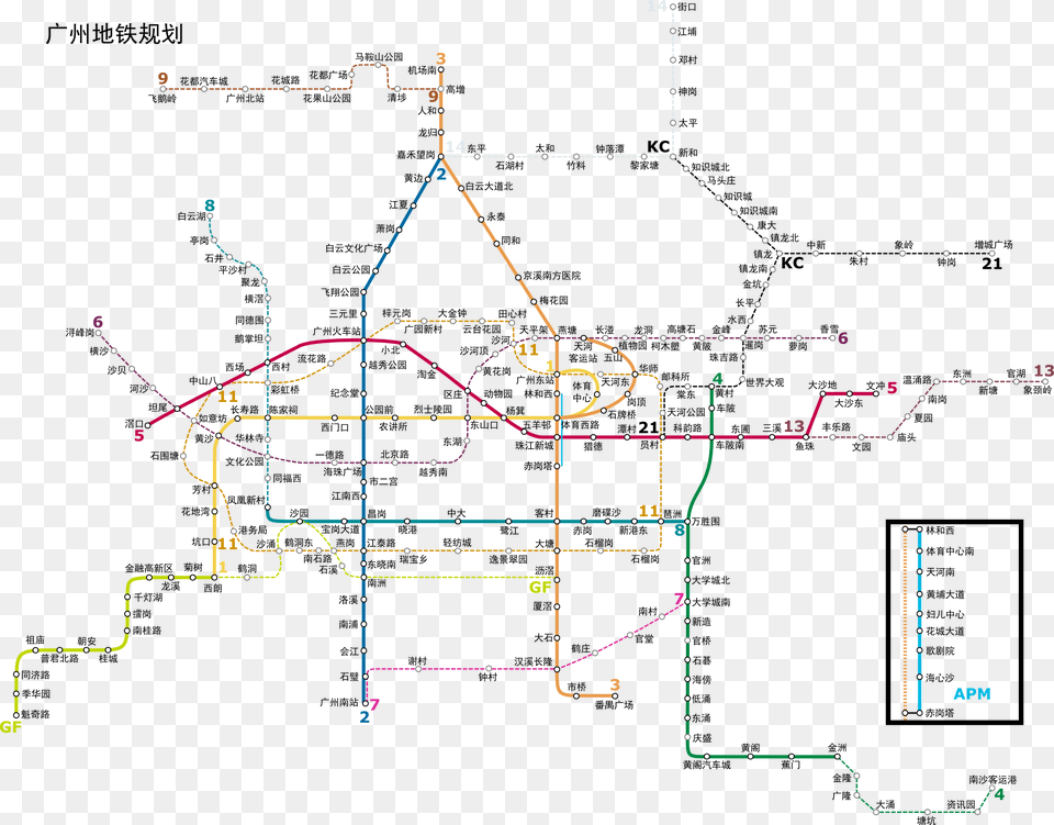 Guangzhou Metro Plan Map Zh Hans Map, Chart, Plot Png