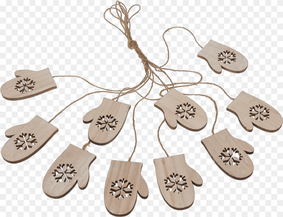 Guantes De Madera 5 Pares Decoracin Escaparates De Christmas Tree, Clothing, Footwear, Sandal, Wood Png