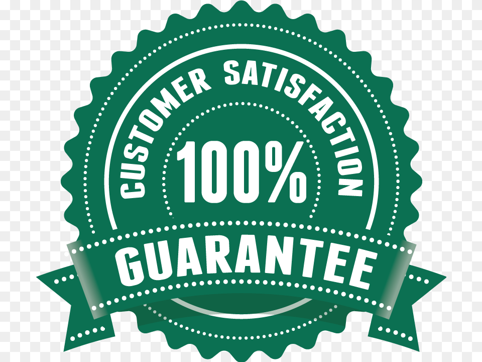 Guarantee 100 Satisfaction Guarantee, Logo, Badge, Symbol Free Png Download