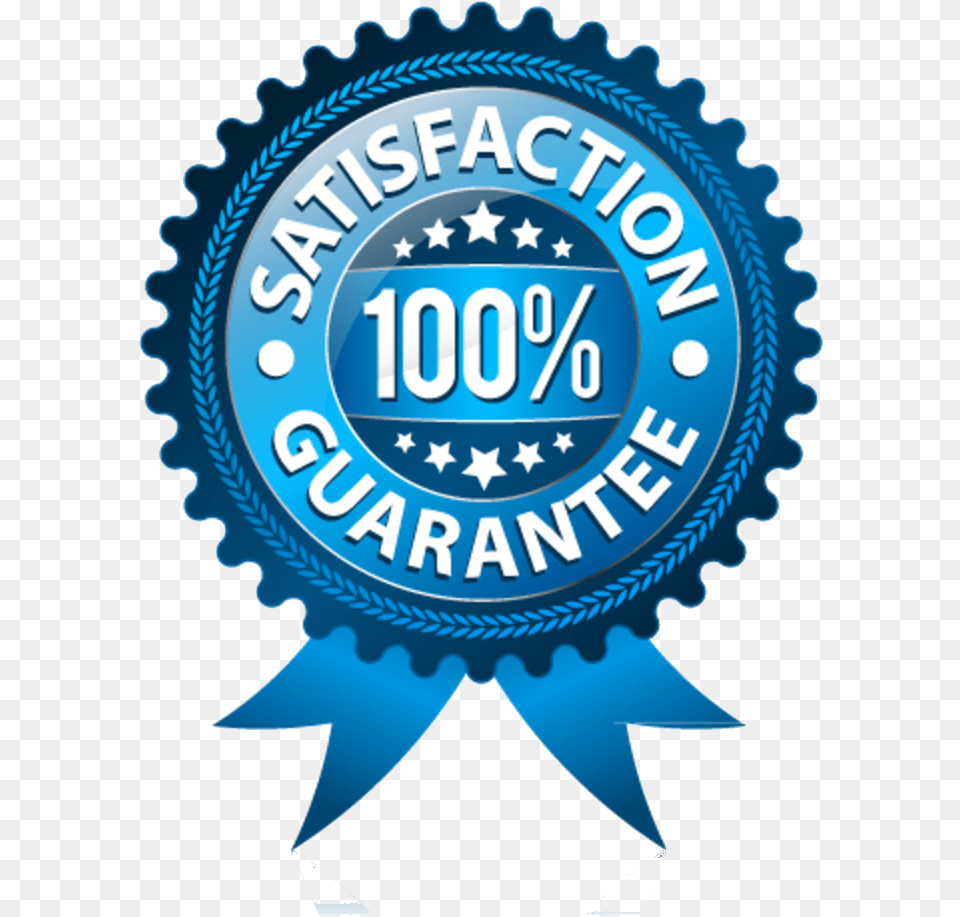Guarantee 100 Satisfaction Guarantee, Badge, Logo, Symbol, Emblem Free Transparent Png