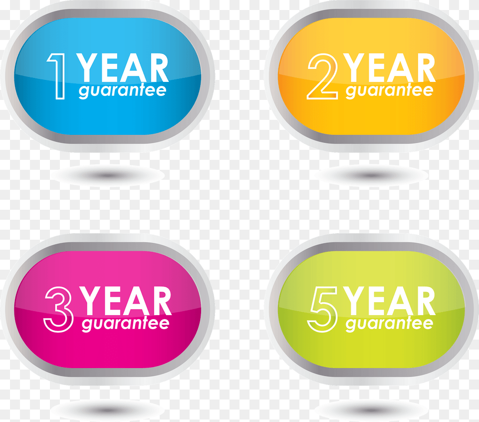 Guarantee Buttons Clipart, Advertisement Free Png