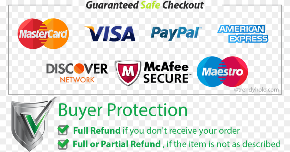 Guaranteed Safe Checkout Buyer Protection, Logo Free Transparent Png