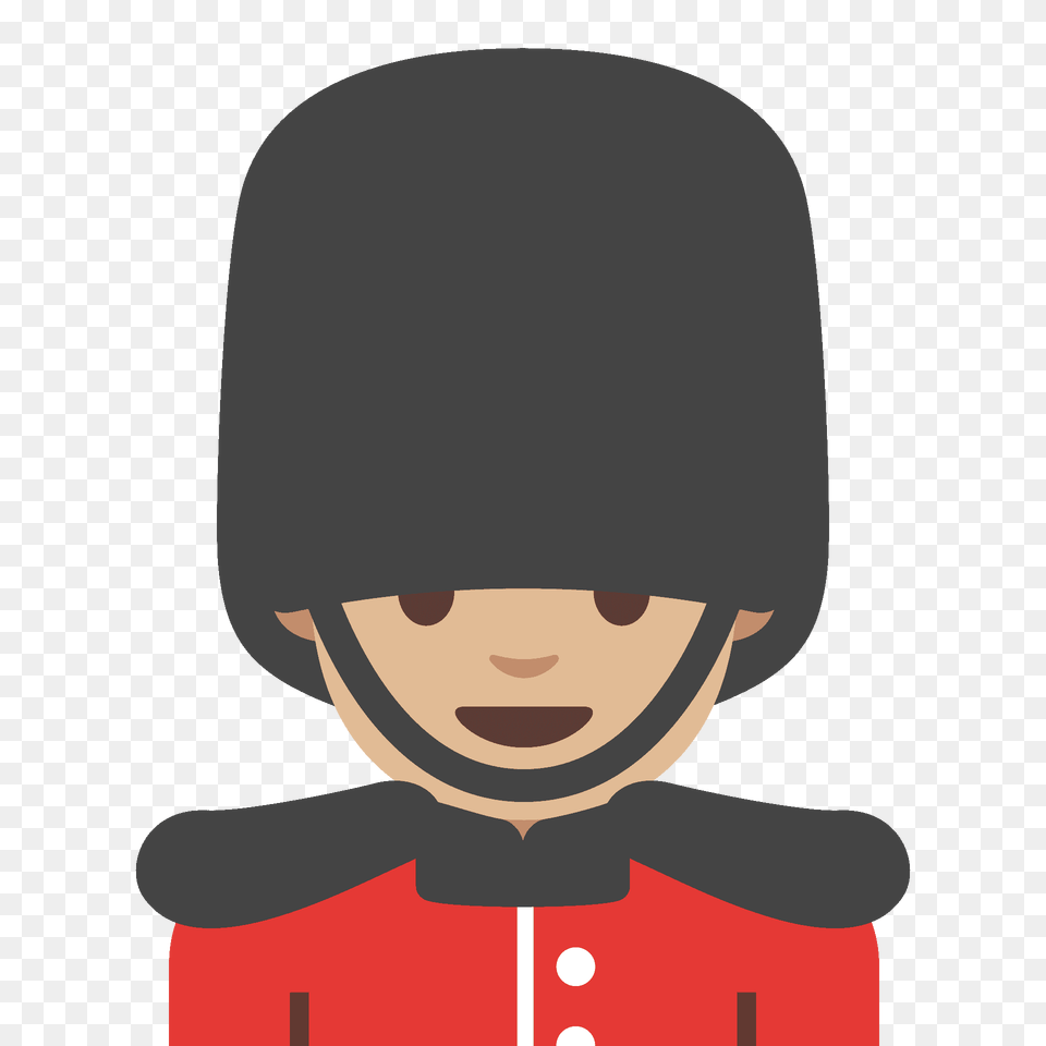 Guard Emoji Clipart, Clothing, Hat, Person, Head Png Image
