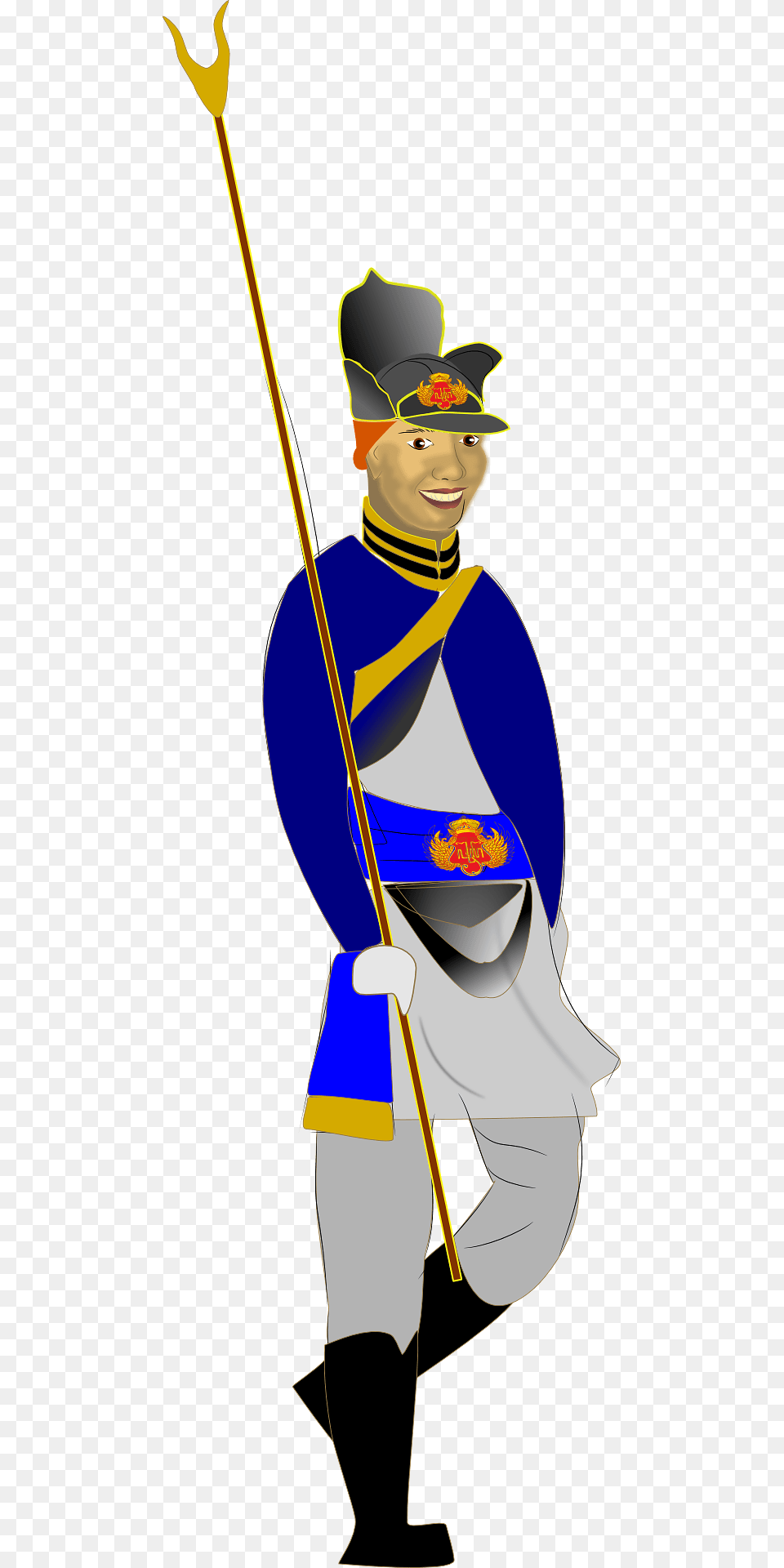 Guard Soldier Clipart, People, Person, Adult, Male Png Image