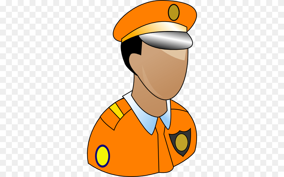 Guard Yellow Clip Art, Captain, Officer, Person Png