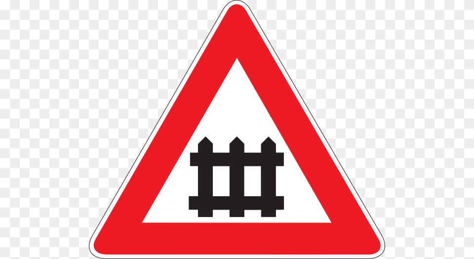 Guarded Railroad Crossing Clip Art, Sign, Symbol, Road Sign Free Png