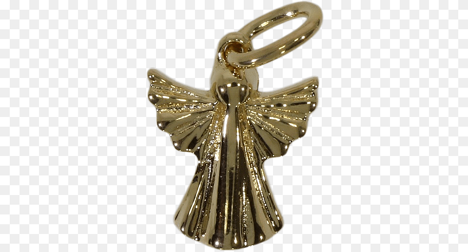 Guardian Angel 925 Silver Gold Plated Cross, Accessories, Jewelry, Smoke Pipe Free Png Download