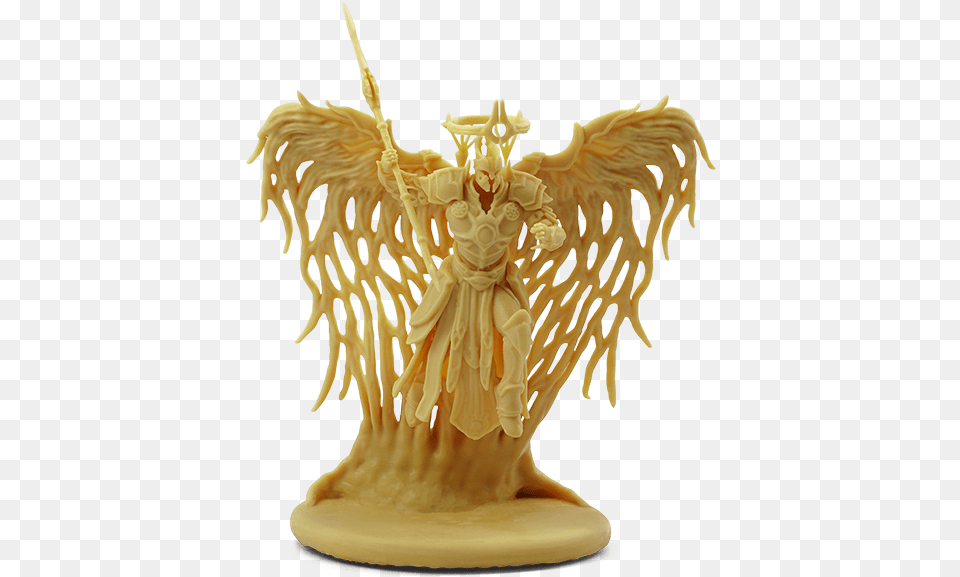 Guardian Angel Figurine, Ivory Free Png
