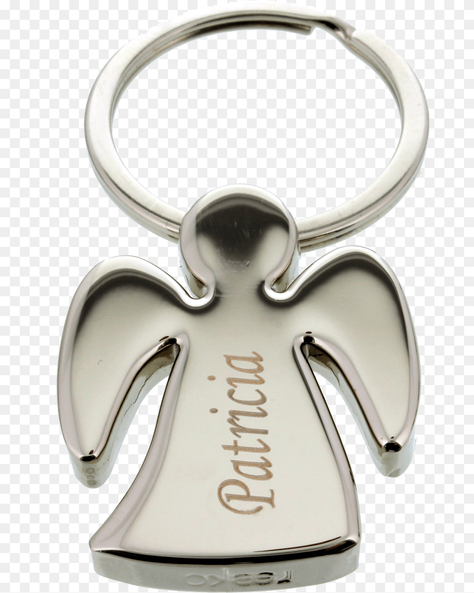 Guardian Angel Keyring With Engraving Keychain, Accessories, Earring, Jewelry Free Transparent Png
