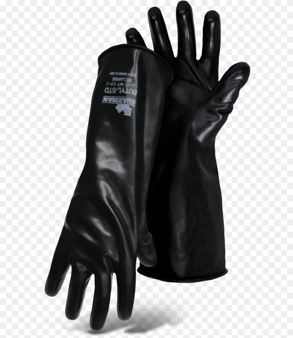Guardian Butyl Rubber Glove 7 Mil Smooth Usa Made Rubber Glove, Clothing, Baseball, Baseball Glove, Sport Free Png